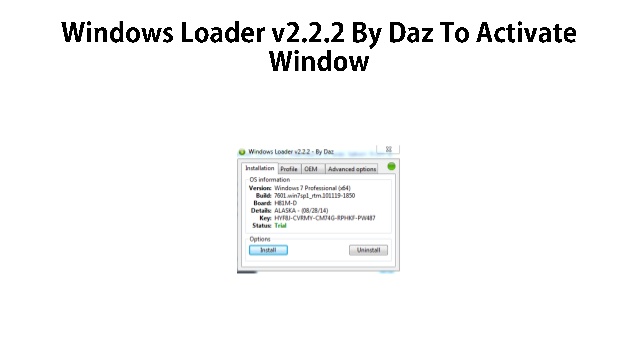 windows loader by daz v2.2.2